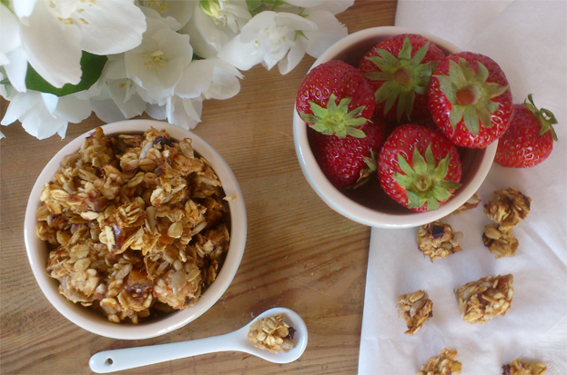 Granola Granola de ruibarbo