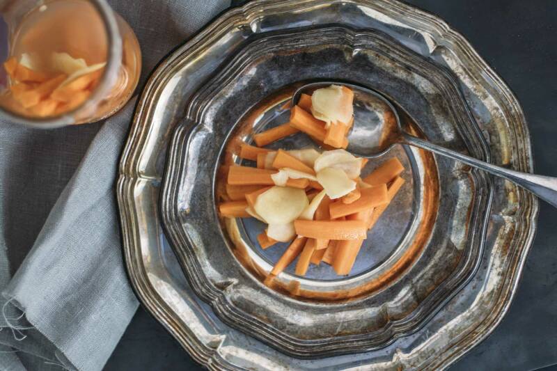 Instrucciones de fermentación: zanahorias jengibre 1