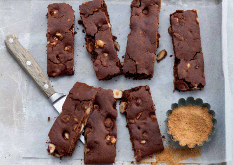 pan de berlín con chlorella en polvo