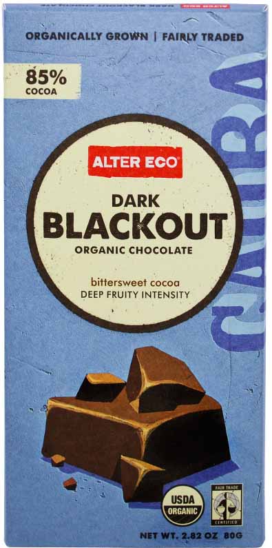 Barra de chocolate negro 85% Alter Eco.