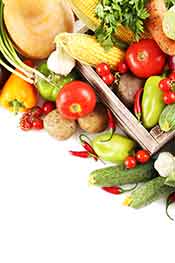 Encuentre el nivel de carbohidratos adecuado para usted. Diferentes tipos de frutas, verduras y tubérculos.