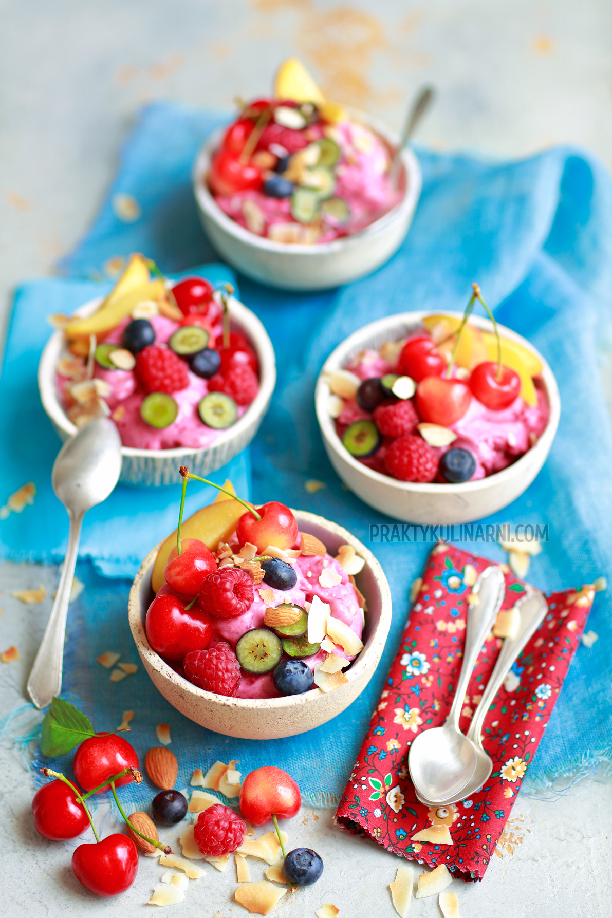 Helado de frutas