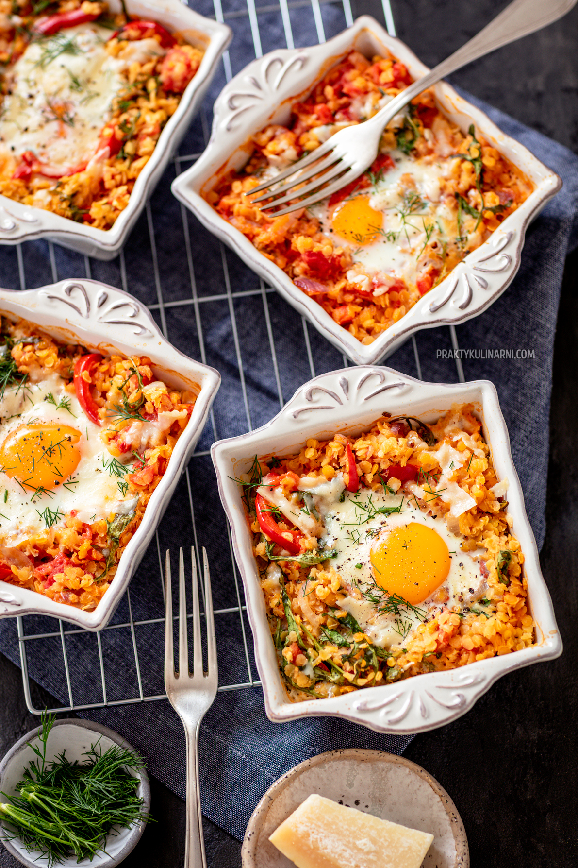 Huevos con lentejas Huevos con lentejas