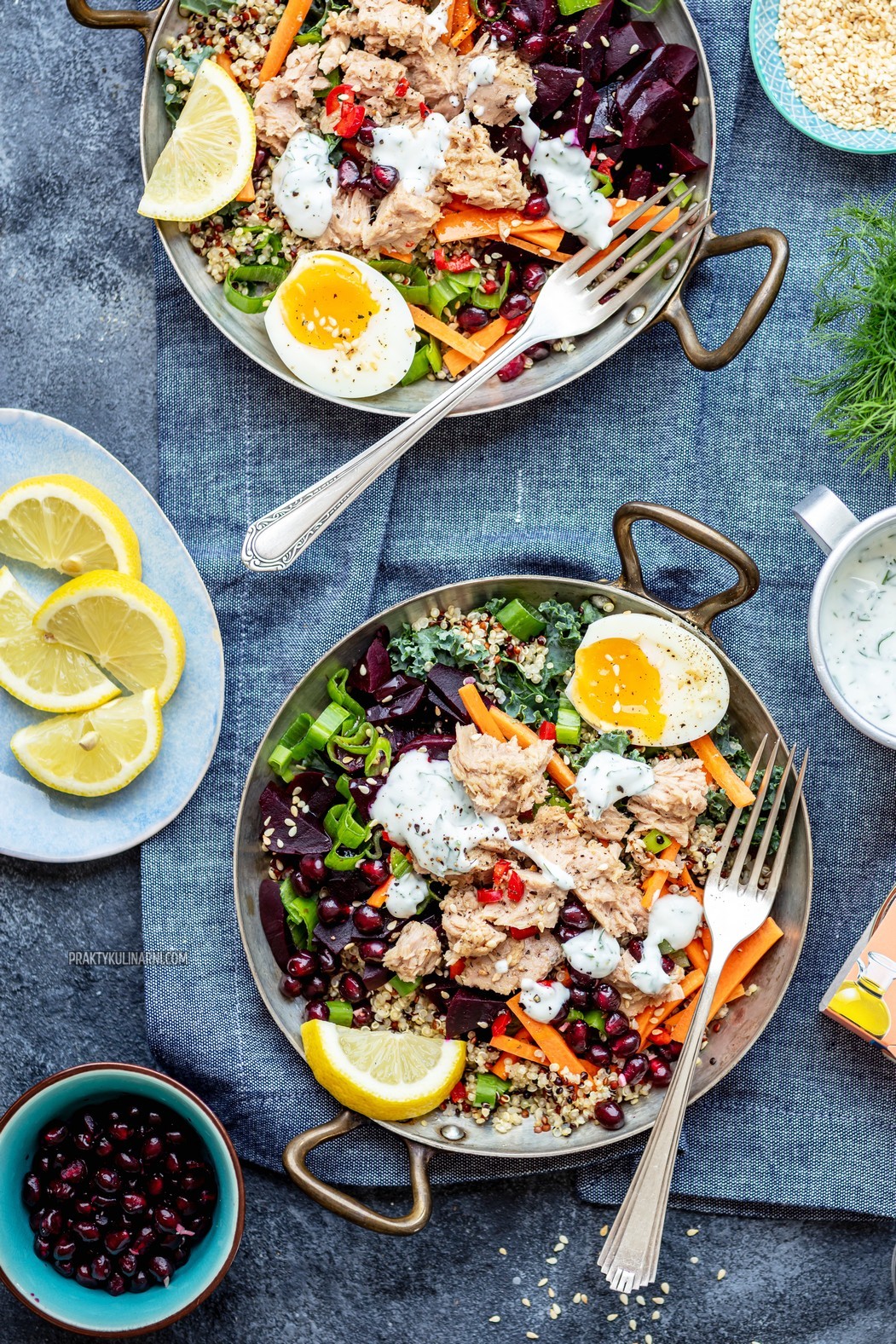 ensalada de atún en forma