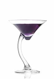 Una Copa De Vino De Arándanos.