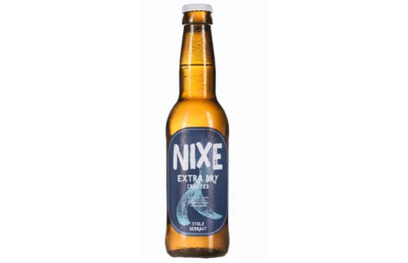 NIXE Extra Dry: Cerveza Muy Baja en Carbohidratos. Botella de 355 ml de Cerveza Extra Seca NIXE.