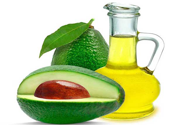 Aceite De Cocina De Aguacate En Jarra De Vidrio.