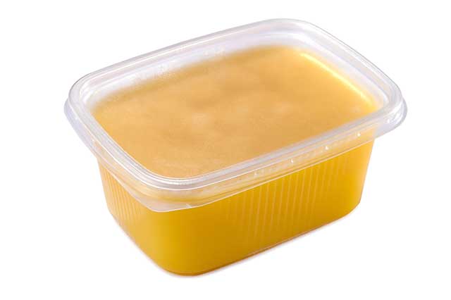 Ghee (grasa de mantequilla pura) en Glass Community.